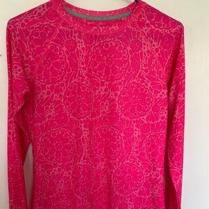 Reel Legends long sleeve hot pink T